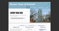 Desktop Screenshot of bensontowerportland.com